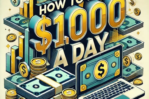 How to make $ 1000 in a day 