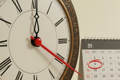 Calendario indicando fecha de reservacion