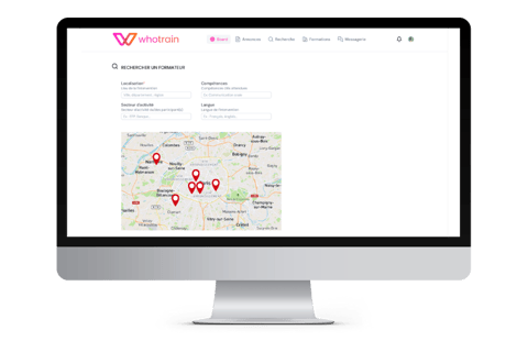 Plateforme Whotrain : Trouvez rapidement le bon formateur, le bon coach ou le bon concepteur