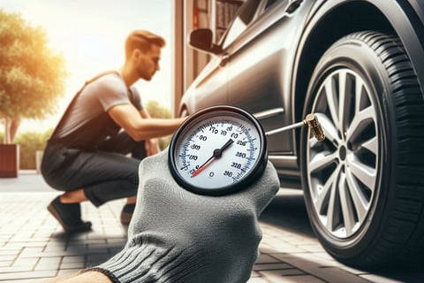 “Check tyre pressure monthly to improve fuel efficiency and performance