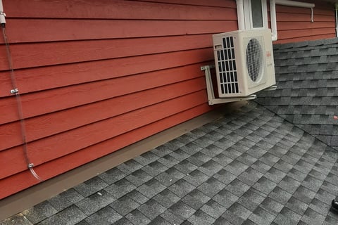 Air conditioning unit installed by Bystrom Industries in Kamloops