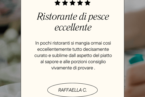 Testo recensione positiva di un cliente