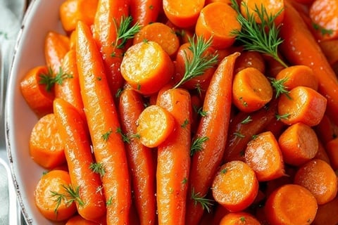a bowl of carrots with dilled dilled dilled dilled dilled