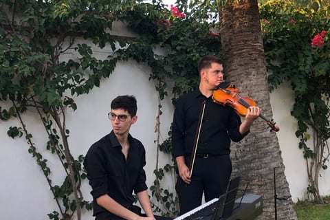 Músicos en ceremonia civil