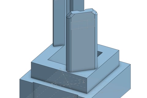 simple button replacement 3d design for a medical control panel