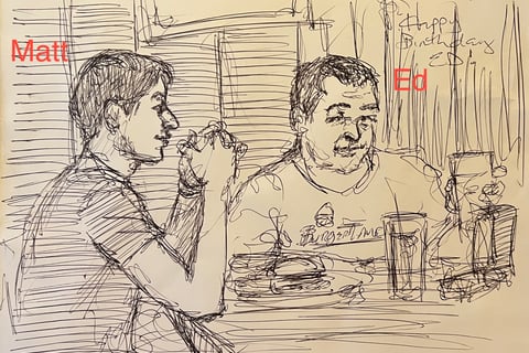 Writers Matt Entin and Ed Kuehnel