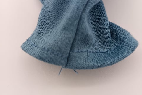 Flaws in stitching hem not matching up