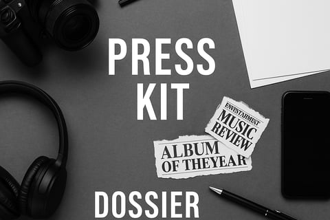 Fotografía que representa el press kit o dossier de prensa