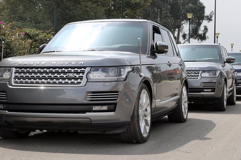 Range Rover armored cars