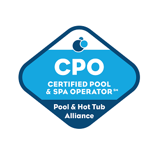 Certified Pool & Spa Operator (CPO) by the Pool & Hot Tub Alliance.