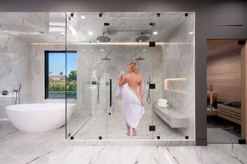 Smartglass Shower Transform your bathroom into an oasis of privacy and design! Discover the shower