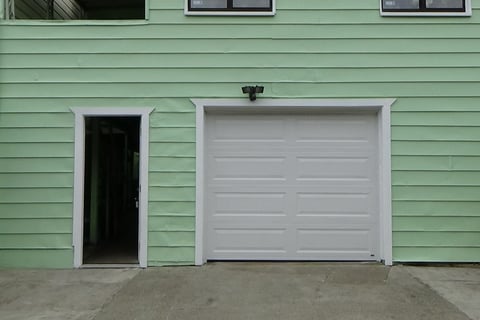 new single car garage door.