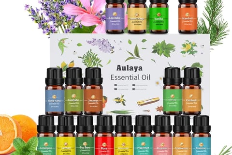 a variety of essential oils for aroma oils