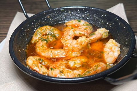 langostinos al pil-pil