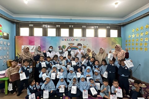 event edukasi pembelajaran kesehatan gigi tk as