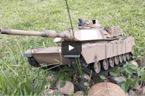 video de youtube de tanque a RC