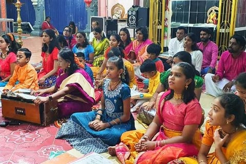kaaliamman temple sangeetham performance