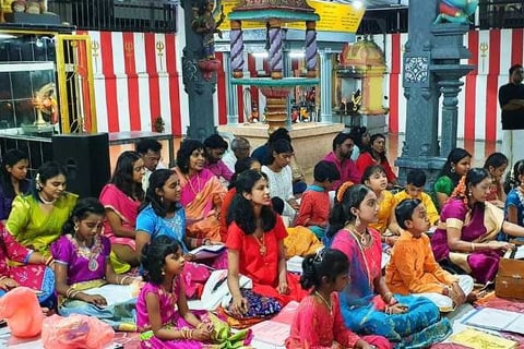 kaaliamman temple sangeetham performance
