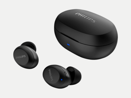 PHILIPS Fone de ouvido sem fio TWS bluetooth com microfone e energia para 18 horas totais na cor pre