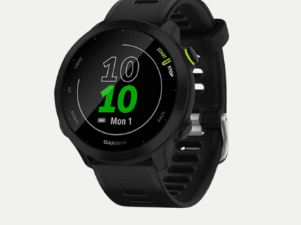 Garmin Forerunner 55, relógio de corrida GPS com exercícios diários sugeridos, até 2 semanas de vida