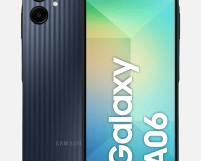 Smartphone Samsung Galaxy A06 128GB, 4GB RAM, Câmera Traseira Dupla, Dual Chip - Azul Escuro
