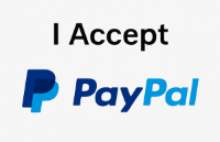 An image with text that states I accept PayPal. 