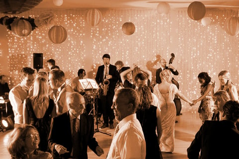 The Hipcats at the Matara Centre in Gloucestershire near Tetbury - jazz band, swing band wedding band for hire