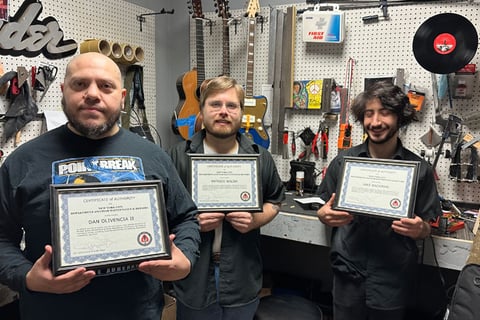 certified guitar repair technicians