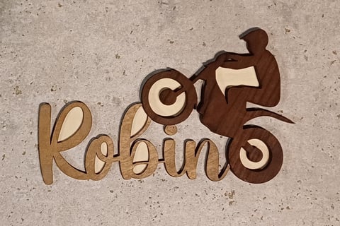 décoration murale pour chambre robin moto