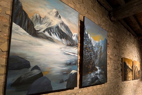 Exposition vincent ganaye au festival international de musique baroque de Froville (54)