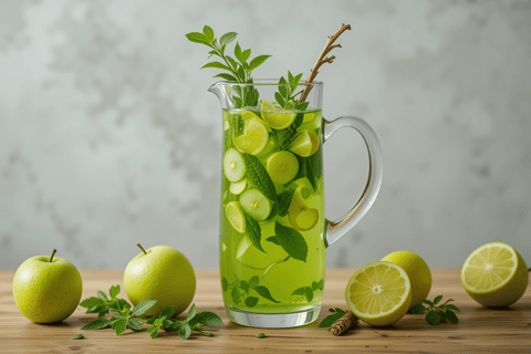 jugo verde desintoxicante