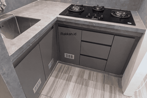 Kitchen set minimalis untuk dapur kecil