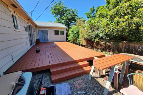 DECK PAINTING AFTER MEDFORD OREGON