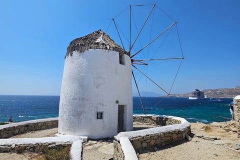 A windmill in Mykonos Greece
