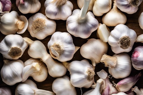 Organic garlic