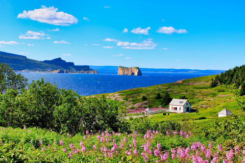 rocher percé canada gaspésie avec enfants