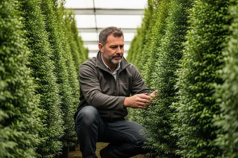 selección de los mejores ejemplares de leylandii