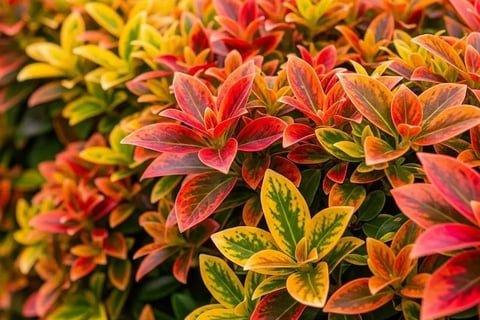 Seto de coprosmas variedad de color