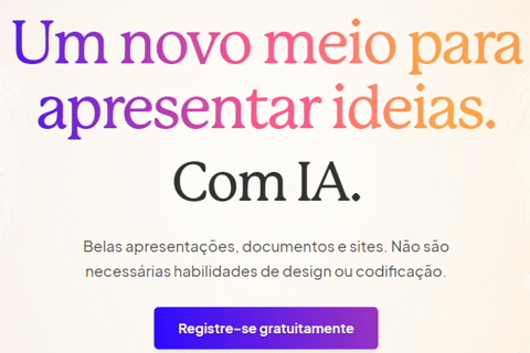 Criar slides com IA