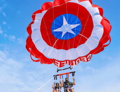 parasailing