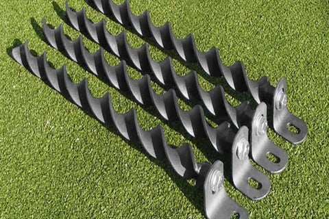 spiral ground stakes