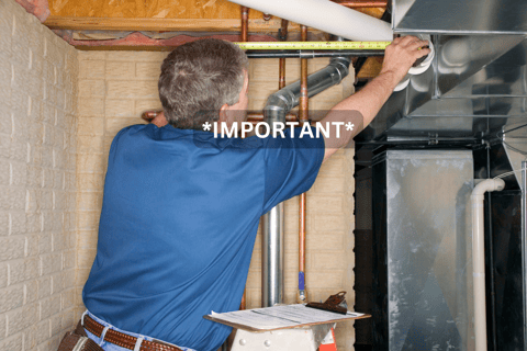 HVAC System in residential home inspection