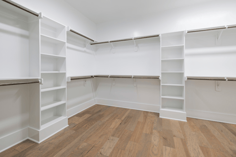Large wallk in closet
