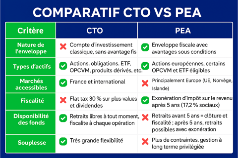 tableau comparatif
