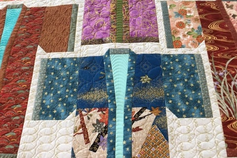 Custom quilting example