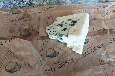 Roquefort cheese , made exclusively from local  sheeps milk 