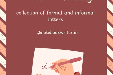 English letter writing, formal letter in english, informal letter writing , letter to friendn