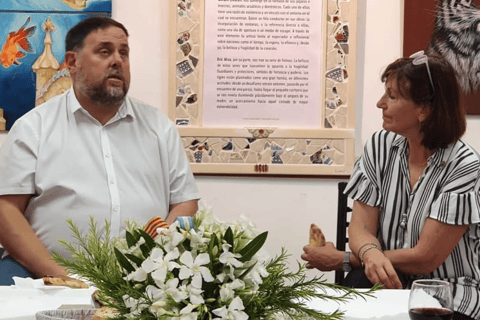 visita del politico Oriol Junqueras