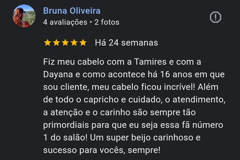 comentario google cliente escova progressiva