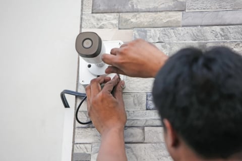 handyman installing security camera Squamish